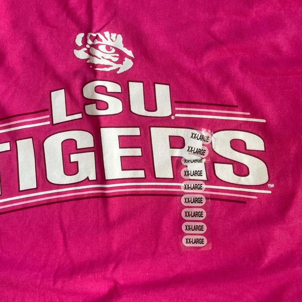 Pink LSU Tigers T-Shirt - Picture 2 of 2